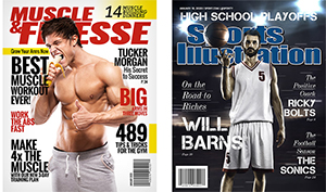 Muscle Fitness and Sports Illustration